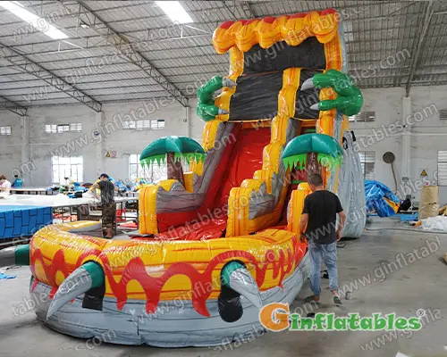 GWS-408 T-rex water slide