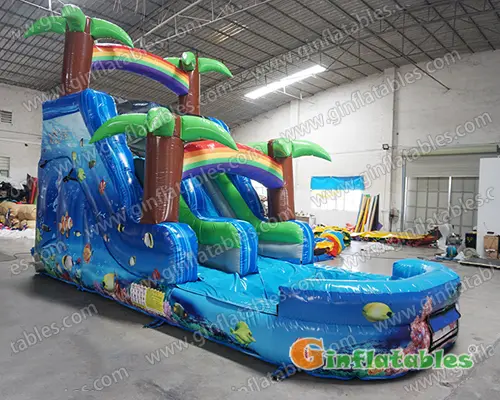 GWS-409 Under the sea water slide