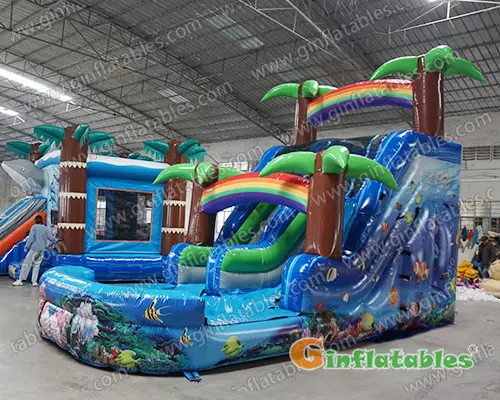 GWS-409 Under the sea water slide
