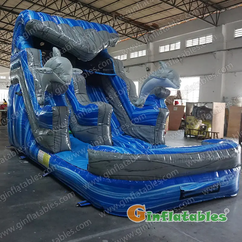 GWS-410 Dolphin wave water slide