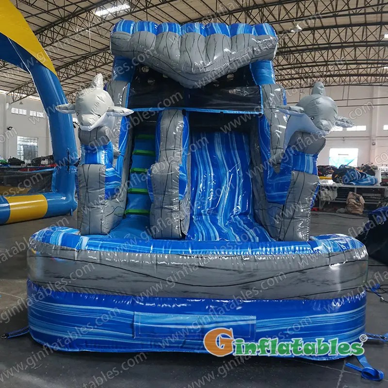 GWS-410 Dolphin wave water slide