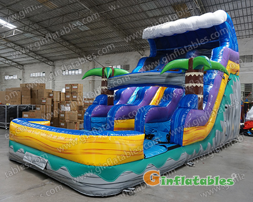 GWS-414 Wave dual lane water slide