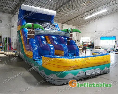 GWS-414 Wave dual lane water slide