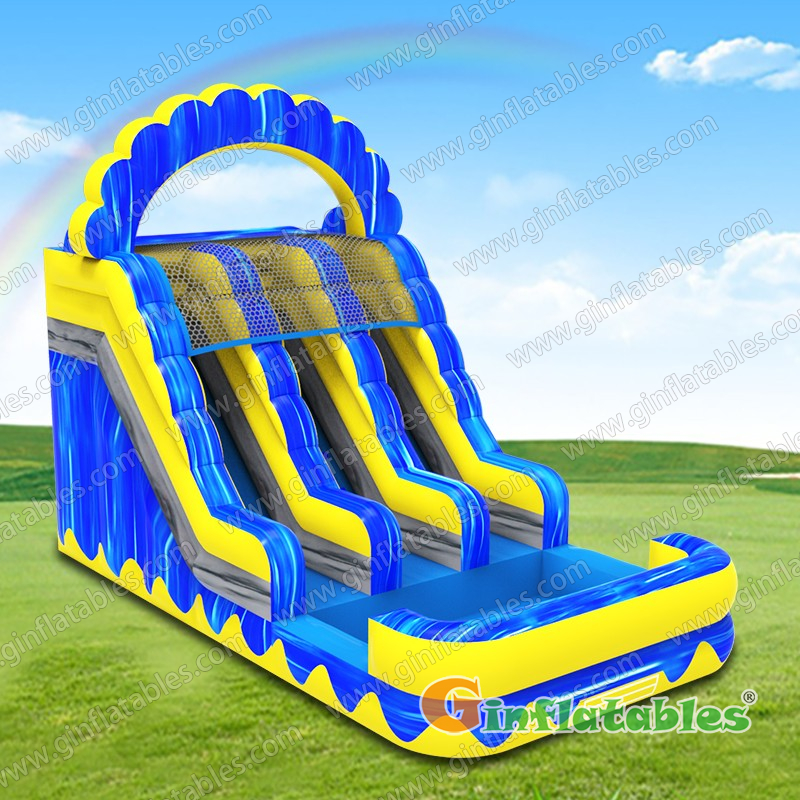 GWS-417 Blue marble water slide