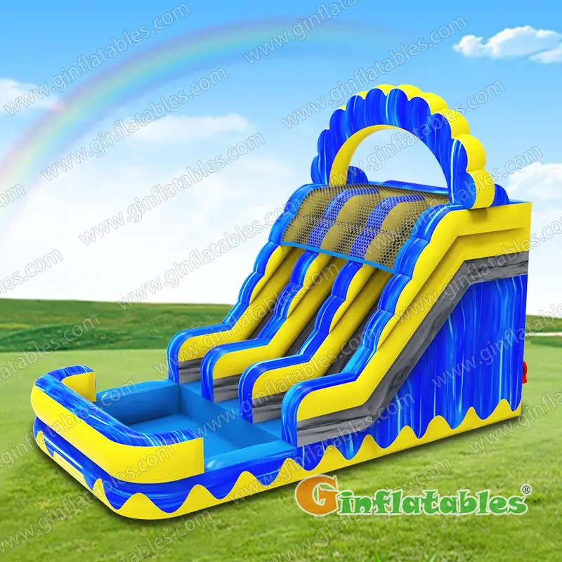 GWS-417 Blue marble water slide