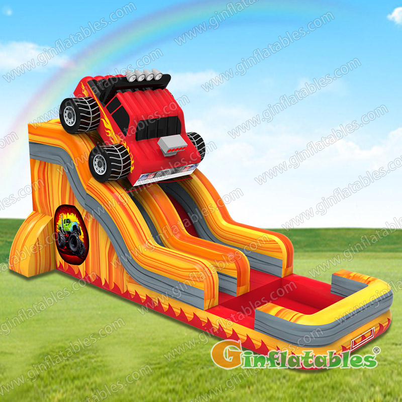 GWS-419 Monster Truck Water slide