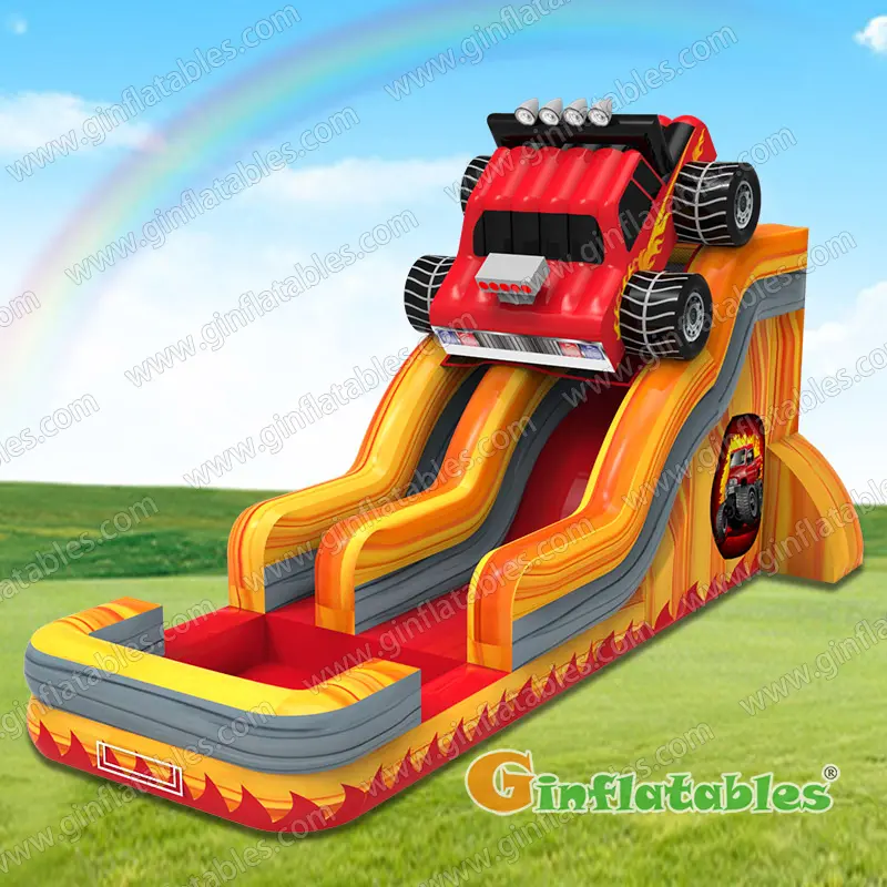 GWS-419 Monster Truck Water slide