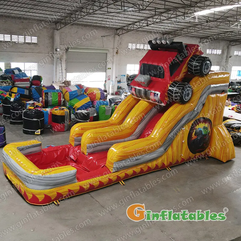 GWS-419 Monster Truck Water slide