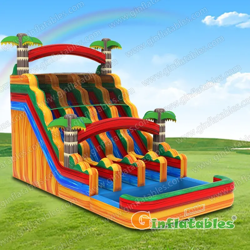 GWS-420 Triple Lane water slide