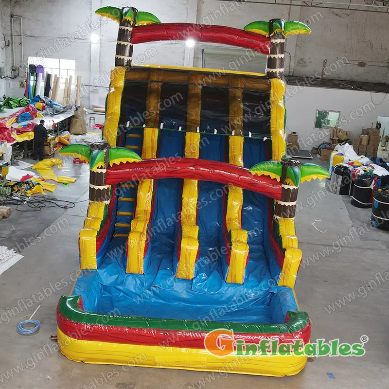 GWS-420 Triple Lane water slide