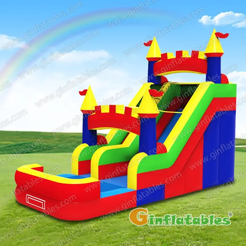 GWS-422 Medieval backyard water slide