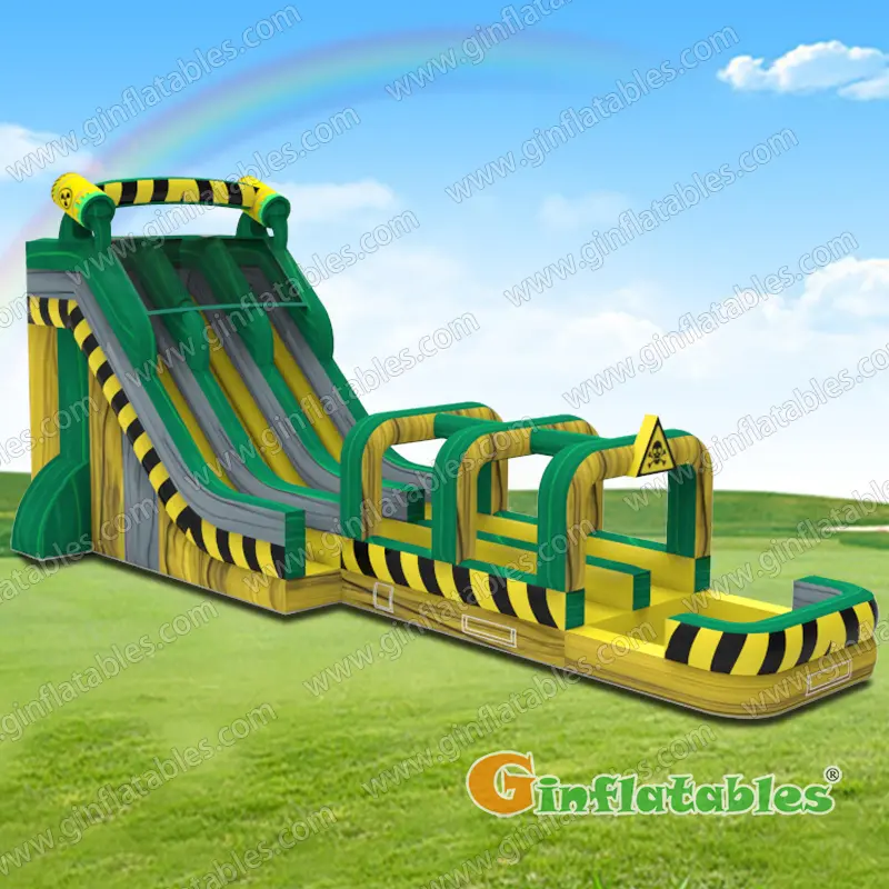 GWS-435 Toxic water slide n slip with pool