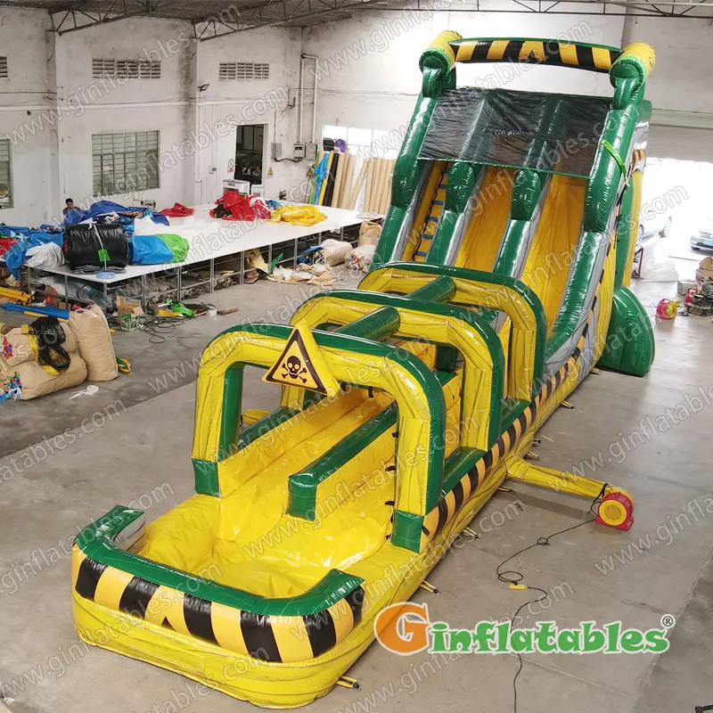 GWS-435 Toxic water slide n slip with pool