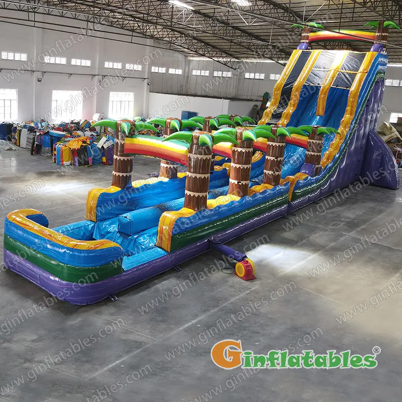 GWS-448 jungle trees water slide n slip