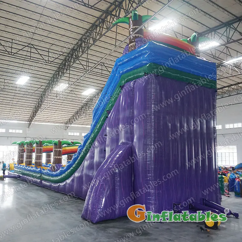 GWS-448 jungle trees water slide n slip