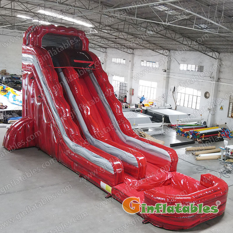 GWS-449 red marble water slide