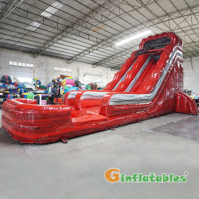 GWS-449 red marble water slide