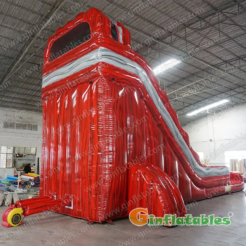 GWS-449 red marble water slide