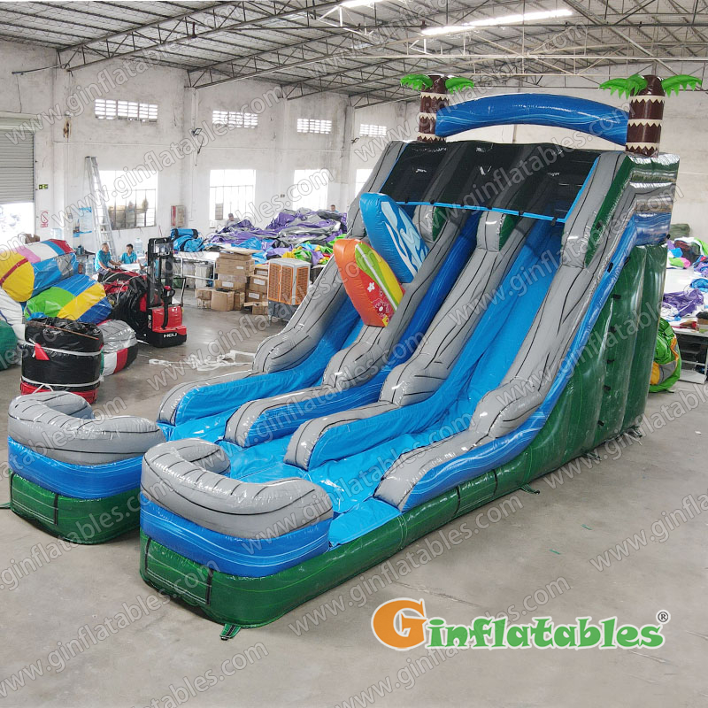 GWS-451 Surf water slide dual lanes