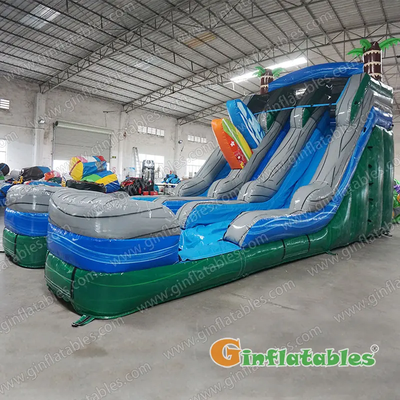 GWS-451 Surf water slide dual lanes