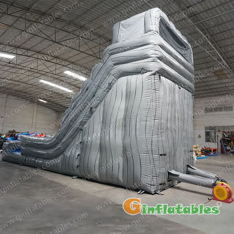 GWS-452 Grey marble dual lane water slides