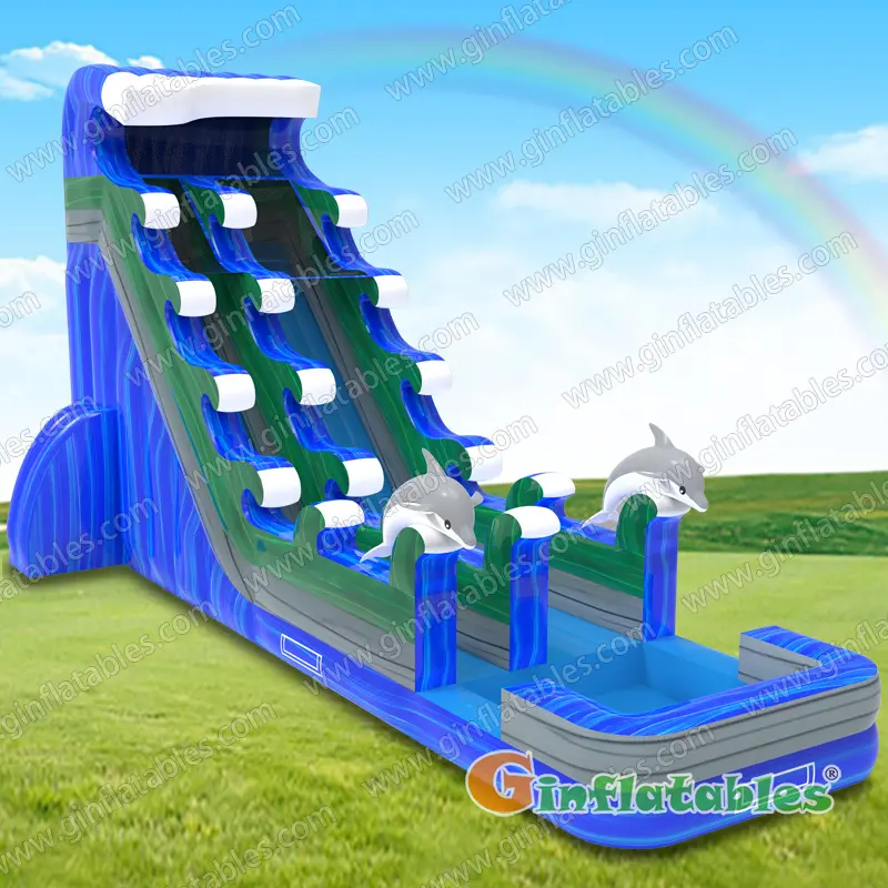 GWS-456 Dolphin wave water slide