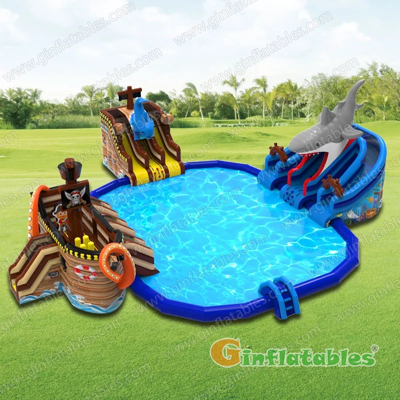 GWS-469 Pirate inflatable pool water park