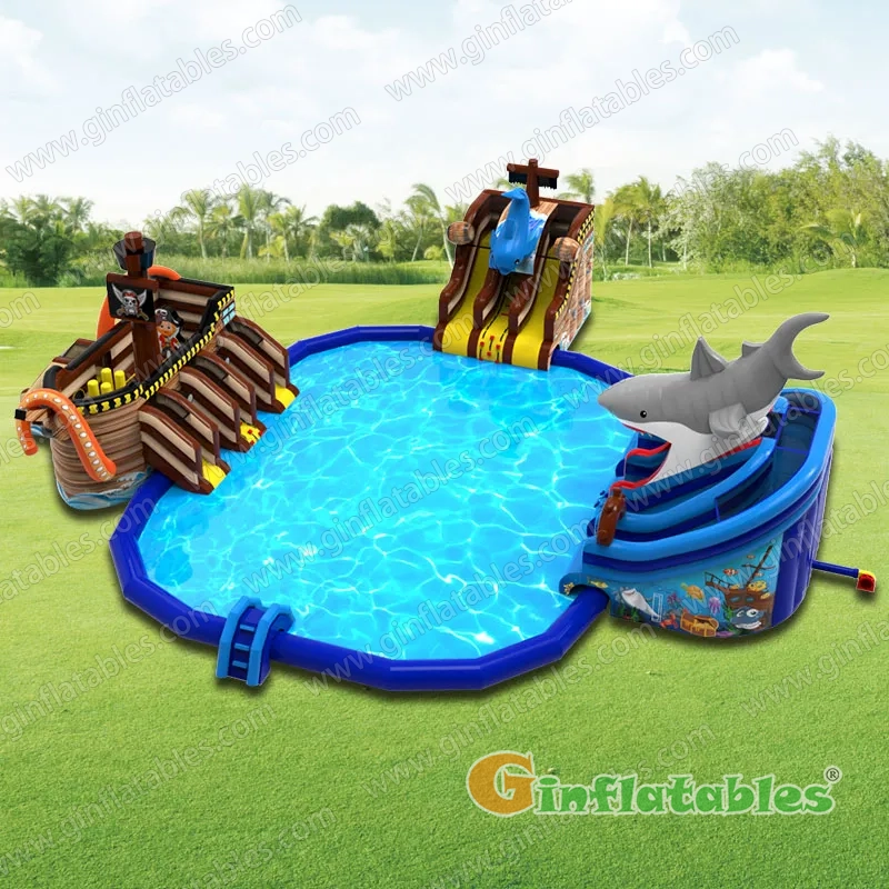 GWS-469 Pirate inflatable pool water park