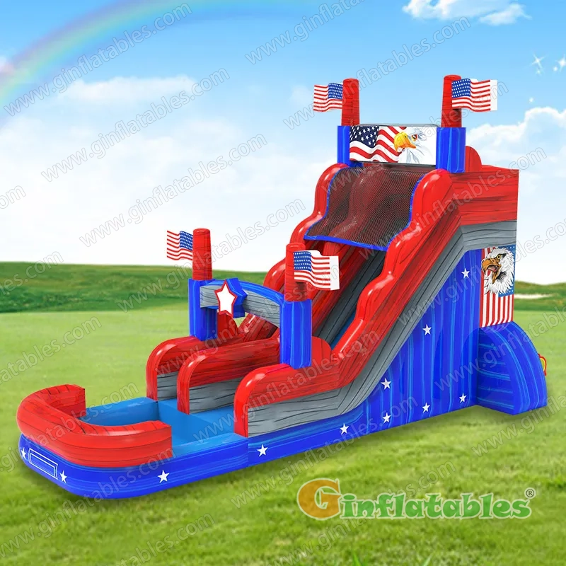 GWS-505 Stars & Stripes  Water Slide