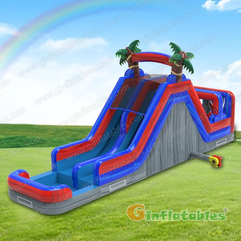 GWS-523 Red and Blue Obstacle Slide