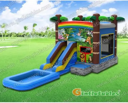 GWS-071 25 ft Rainforest combo with water pool