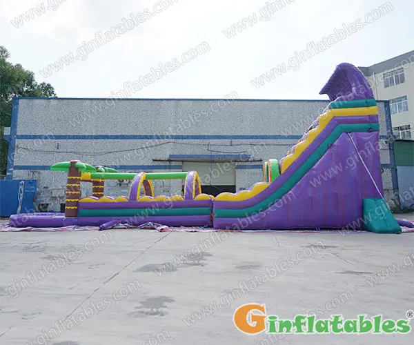 GWS-007 Purple giant water slide