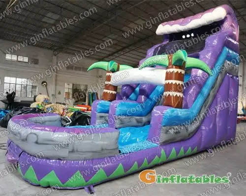 GWS-084 Purple marble water slide