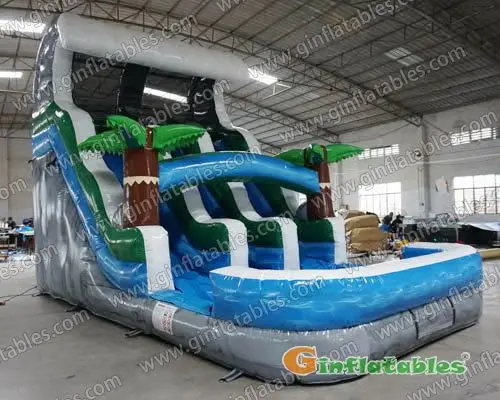 GWS-087 Grey marble wave water slide