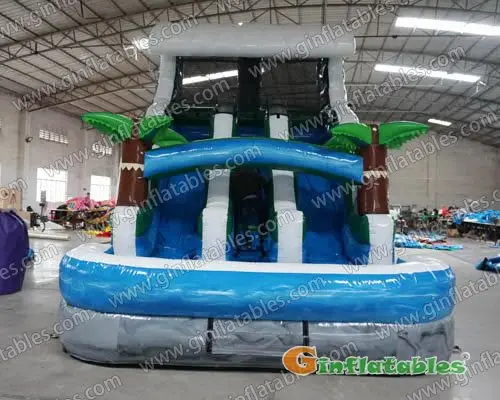 GWS-087 Grey marble wave water slide