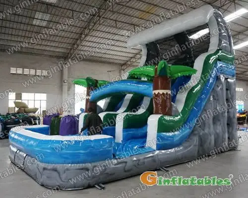 GWS-087 Grey marble wave water slide