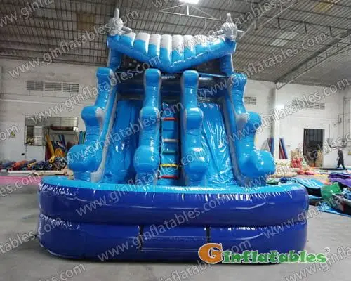 GWS-089 Dolphin wave water slide