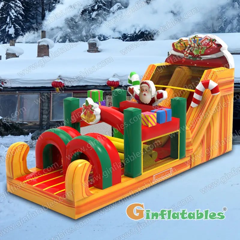 GX-067 Weihnachtsschneemann Hüpfburg