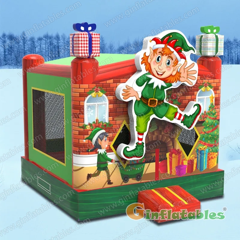 GX-077 Weihnachts-Elfen-Hüpfburg