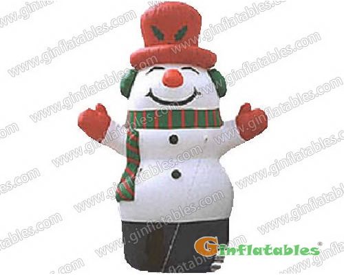GX-010 Aufblasbarer Weihnachts-Schneemann
