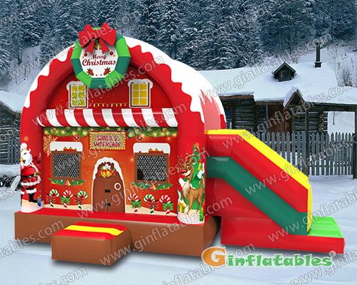 GX-048 Weihnachts-Hüpfburg-Kombination