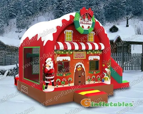 GX-048 Weihnachts-Hüpfburg-Kombination