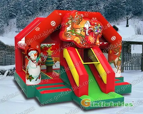 GX-049 Weihnachts-Hüpfburg-Kombination