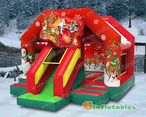 GX-049 Weihnachts-Hüpfburg-Kombination